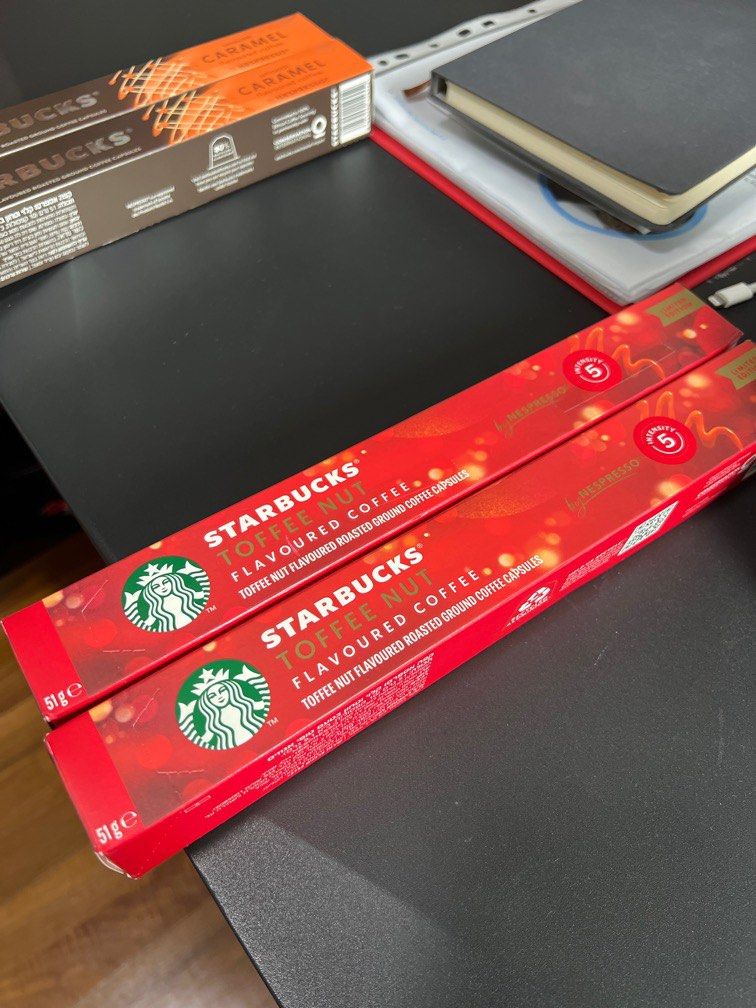 Starbucks Toffee Nut by Nespresso, Food & Drinks, Beverages on Carousell