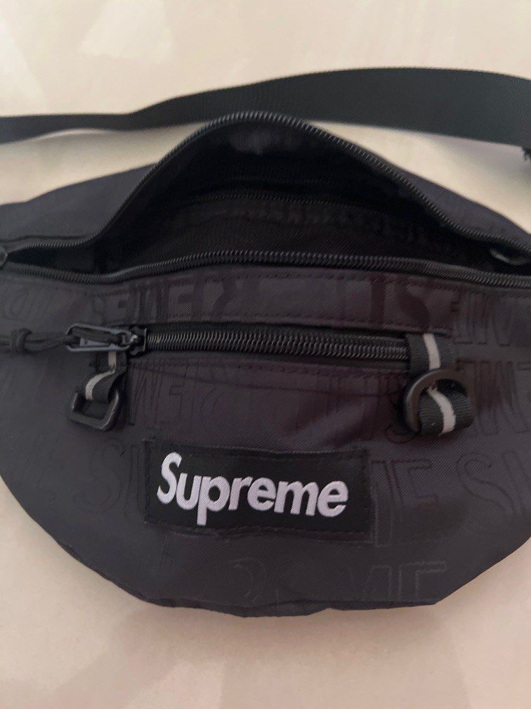 Supreme waist bag ss19 on body store