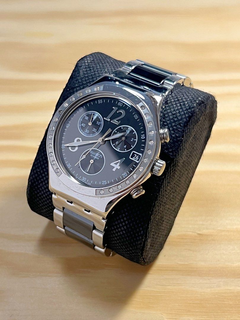 Swatch Irony Dreamnight Chronograph Black Dial Men s Watch Men s
