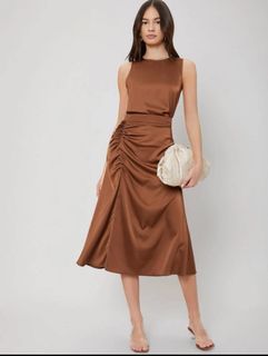 Terno coordinates Top and Skirt high quality silk bridesmaid office event outfit