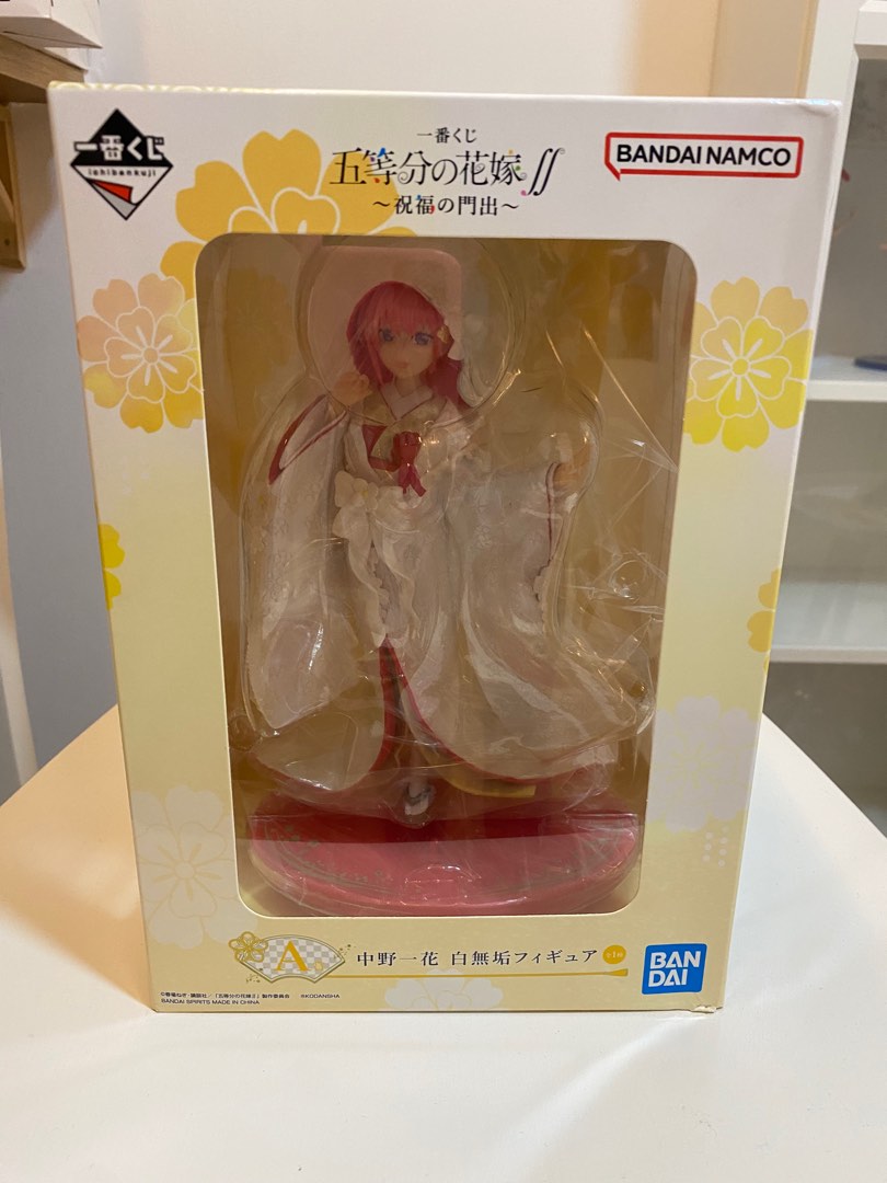 Figurine Ichika Nakano (Quints) En Robe De Mariée - BrideStyle Ichiban Kuji 18cm