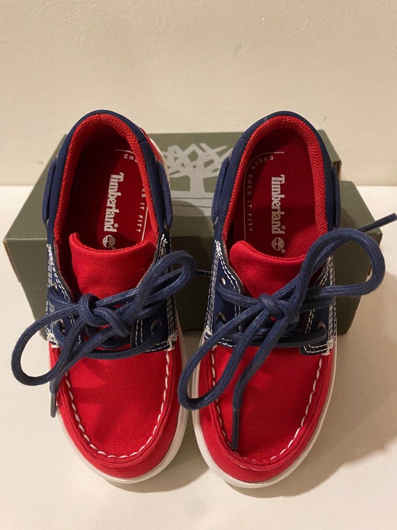 Timberland Newport Bay Boat Shoes Size UK 9.5 Babies Kids