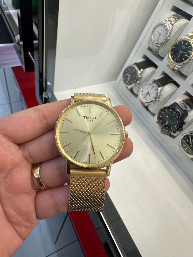 Tissot everytime medium gold discount