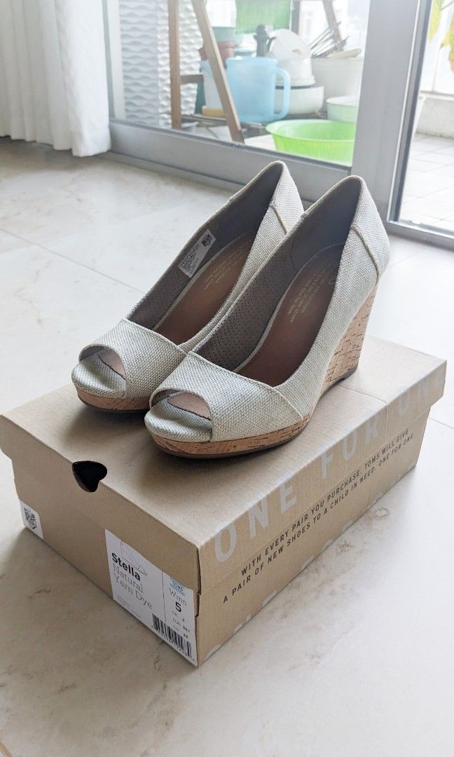 Toms wedges stella online