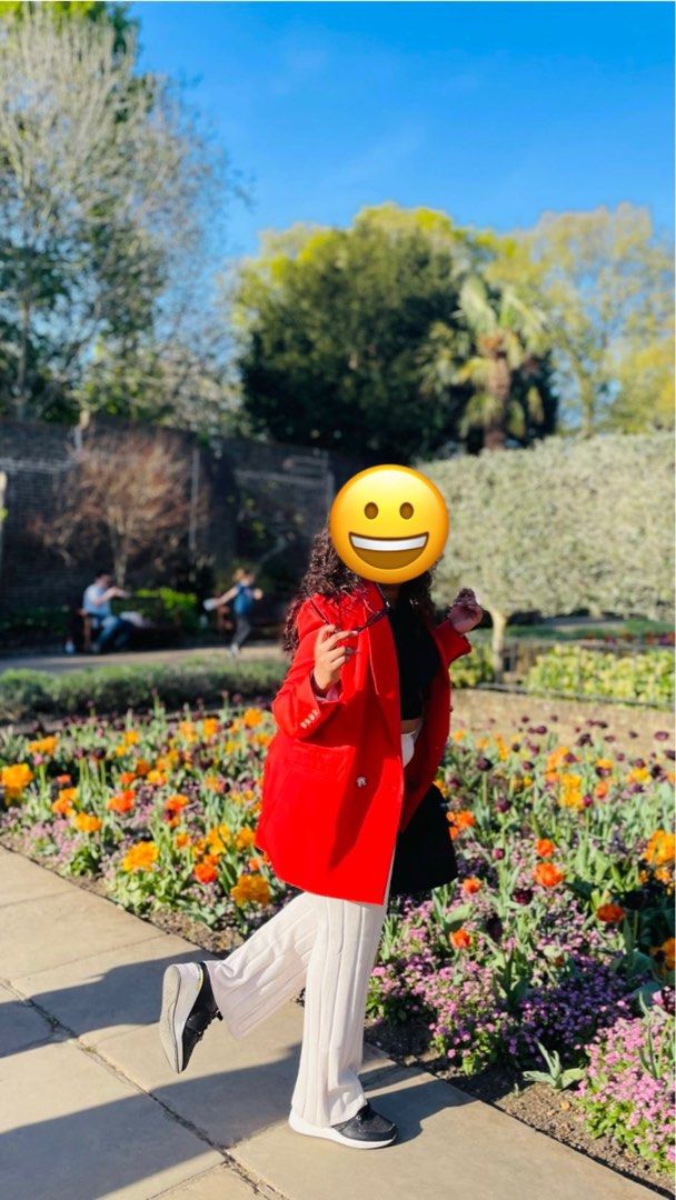 Topshop orange clearance blazer