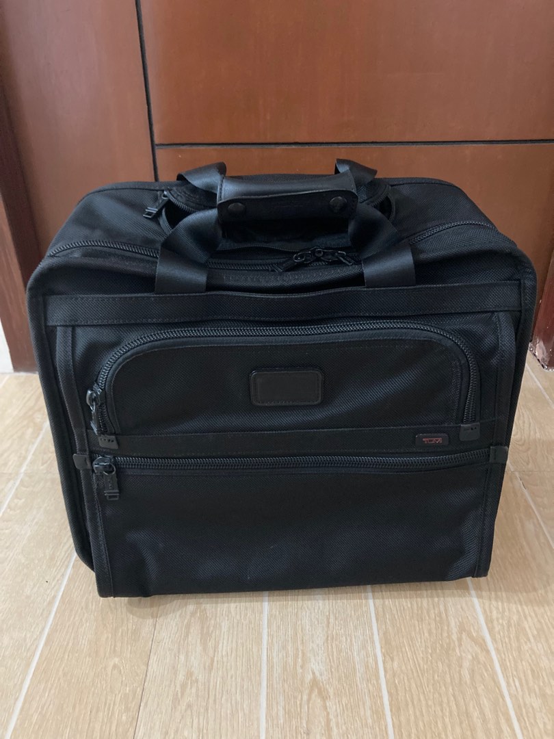 TUMI ALPHA 2-Wheeled briefcase, Hobbies & Toys, Travel, Luggage on ...