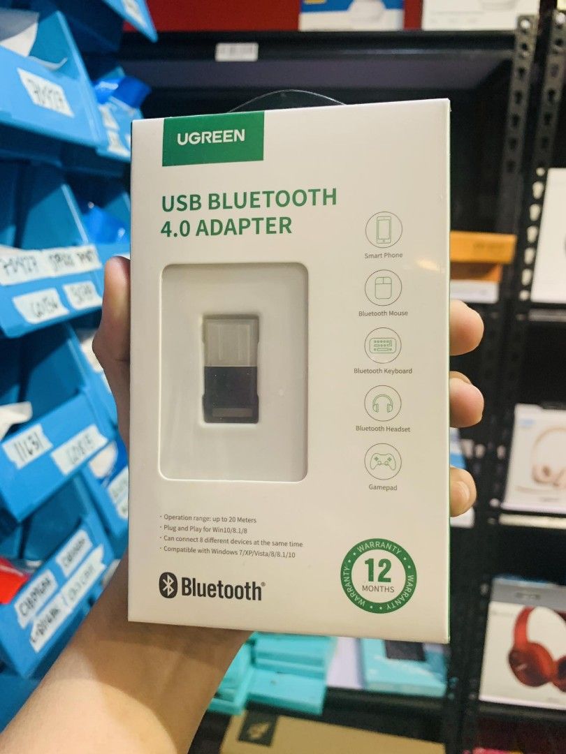 UGREEN USB Bluetooth 4.0 Adapter Black US192 30524 (Category: Cables & Adaptors) located in Makati City. Submitted by techubstoreandaccessories (Listing ID 1280337637, Image 2). Description: UGREEN USB Bluetooth 4.0 Adapter Black US192 30524 Ready for Pick-Up / Same Day Delivery Via Lalamove‼️ DETAILS: ✅ Actual Picture Posted. ✅BRAND NEW, SEALED, & ORIGINAL. ✅7 Days Replacement for Factory Defects and 1year Limited Warranty. (Terms and conditions