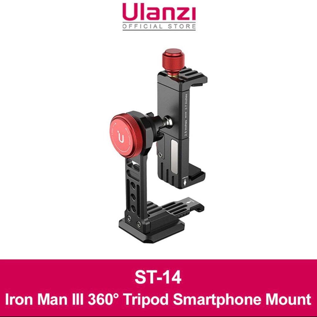 Ulanzi ST-14 Iron Man III 360° Tripod Smartphone Mount