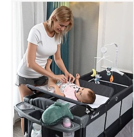 Double travel cot clearance