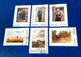 USSR 1971 - Russian Paintings 6v. (used) COMPLETE SERIES