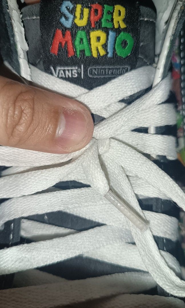 Mario vans on on sale feet