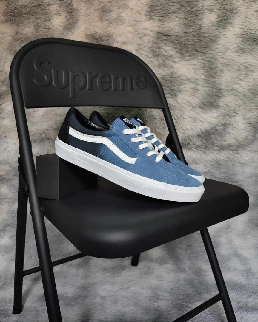 Vans Sk8 Low Fade Blue Black Men s Fashion Footwear Sneakers