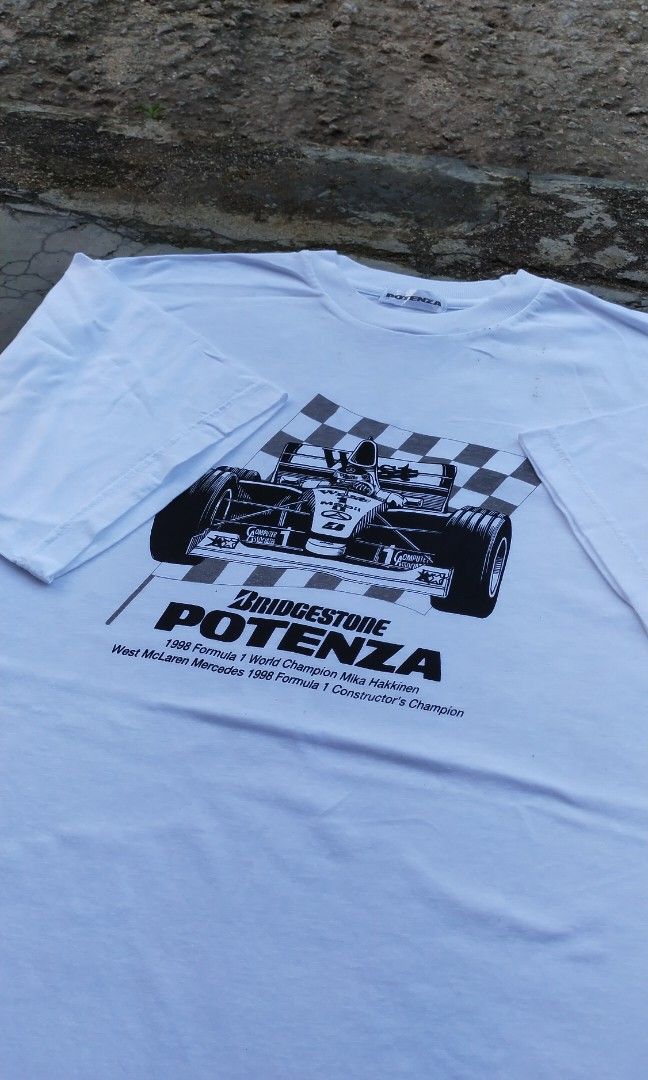 VINTAGE 90s FI MIKA HAKKINEN T SHIRT