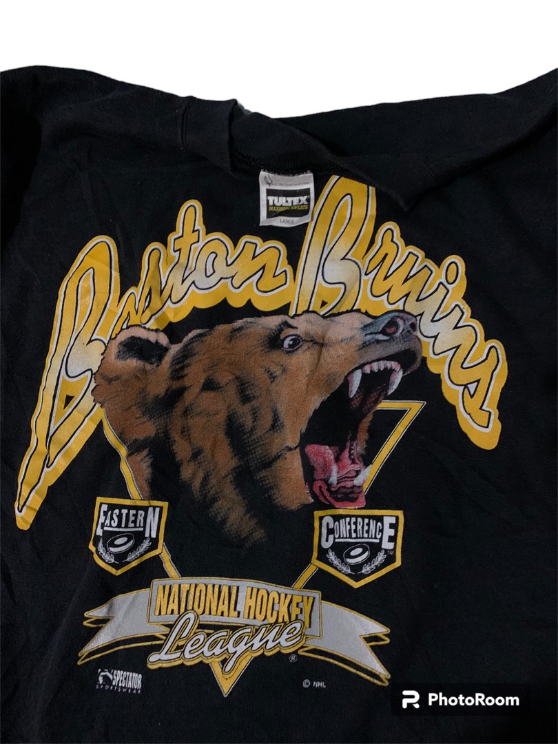 Vintage 90s BOSTON BRUINS NHL Salem Sportswear T-Shirt L