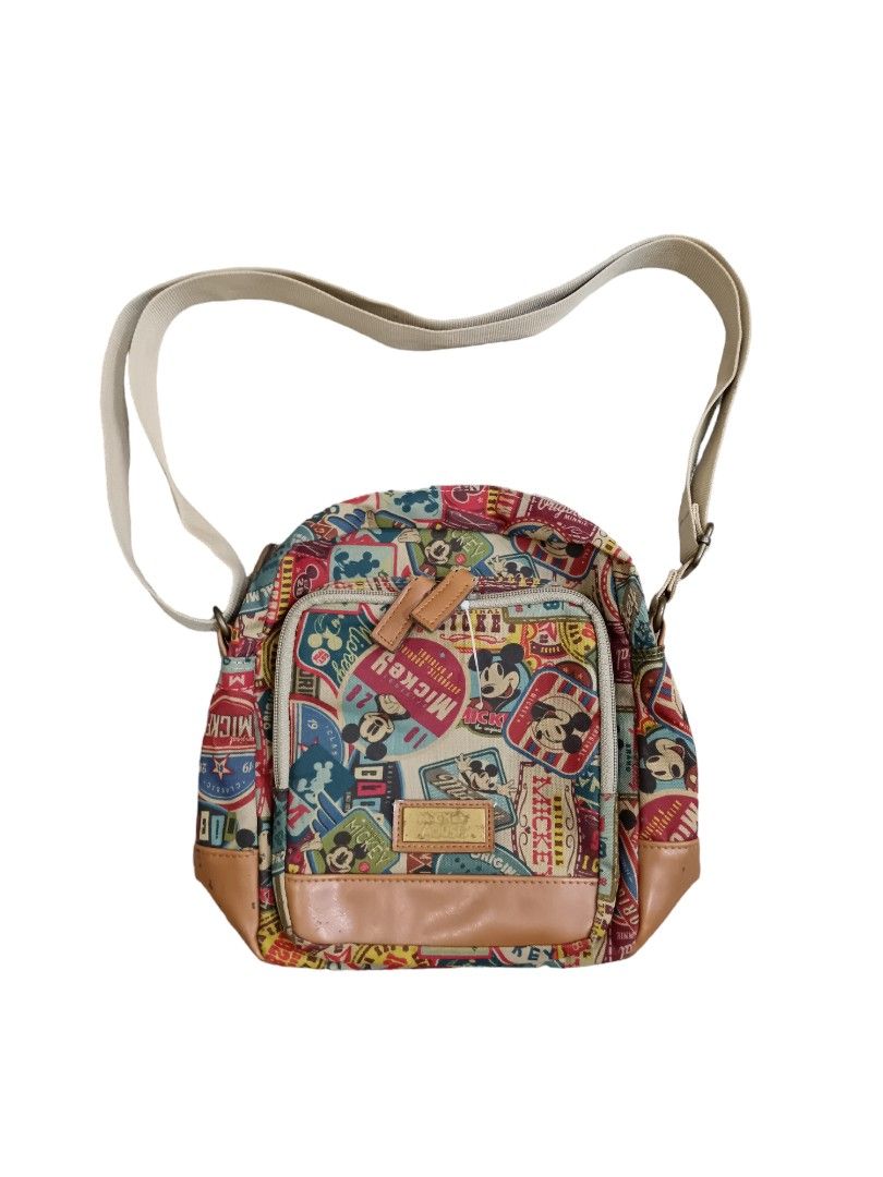 VINTAGE MICKEY MOUSE FULLPRINT SLING BAG