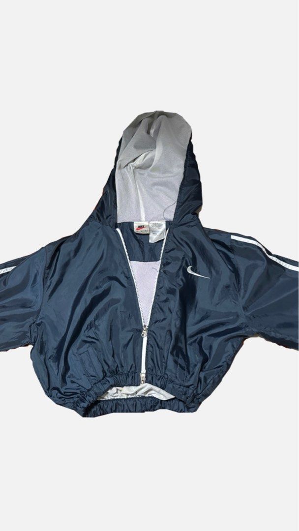 Vintage nike crop windbreaker Women s Fashion Coats Jackets and