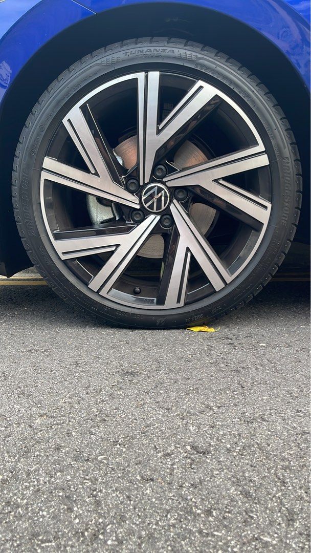 Volkswagen Golf R-line rims, Car Accessories, Tyres & Rims on Carousell