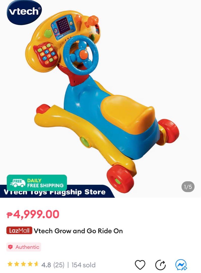 Vtech 3 in 1 smart wheels babies kids infant playtime on carousell