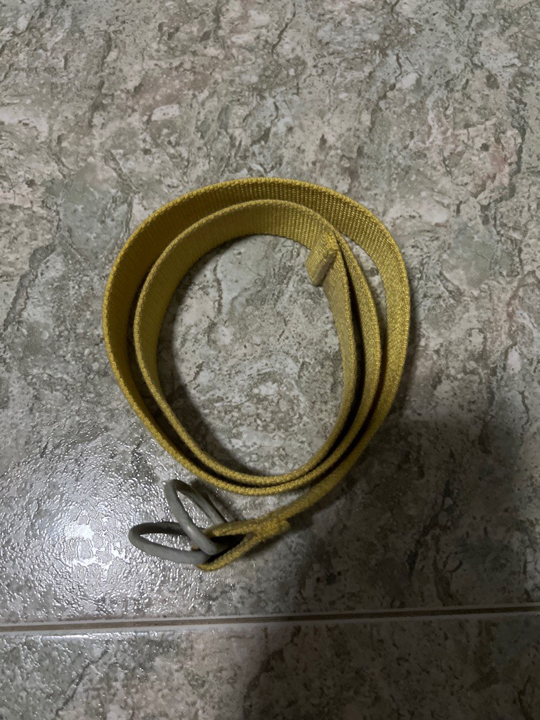 mens yellow belt