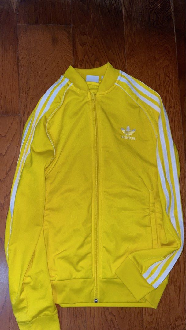 Ywllow adidas tracksuit teenagers