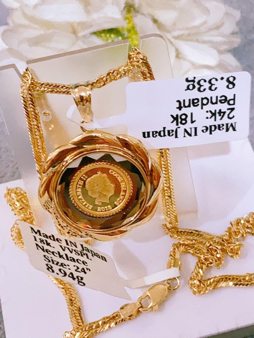 For sale: 18K #Japan #Gold #Necklace More #Jewelry displayed at  www.FB.com/KatrinasClothingShop #shoppingPh #onlineShoppingph  #onlinesellerPh #onlinestore #…