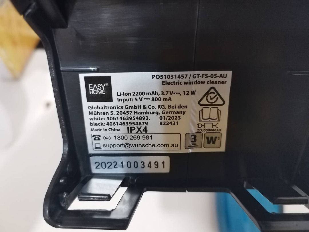 1. Electric Window Cleaner Easy Home, Furniture & Home Living