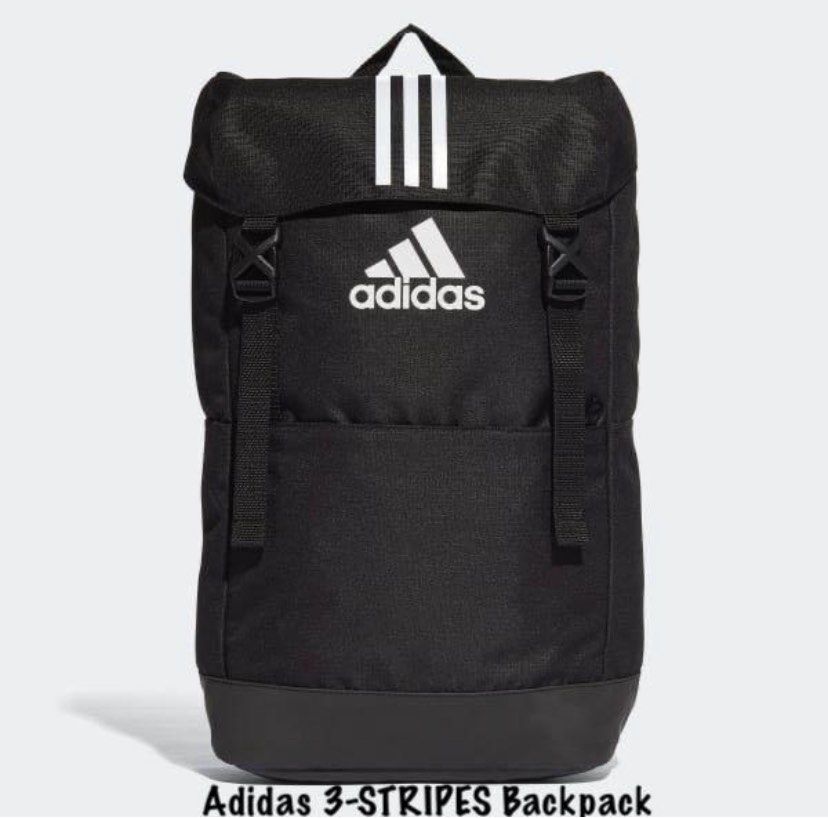 2 2 Sales Adidas Performance Classic 3 Stripes Backpack Black 40 Adidas 3 STRIPES Backpack 50 Daypack School Bag Gym bag Staycation