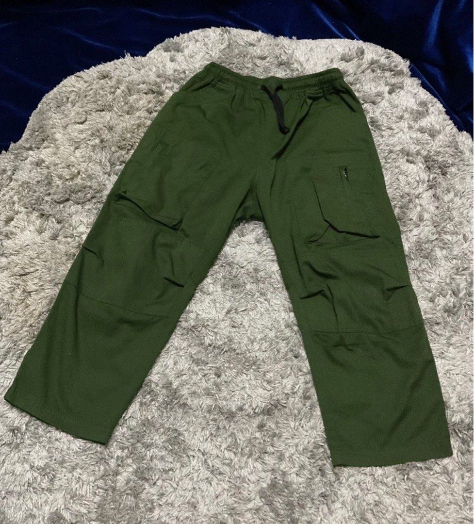 Green Three Quarter Pant