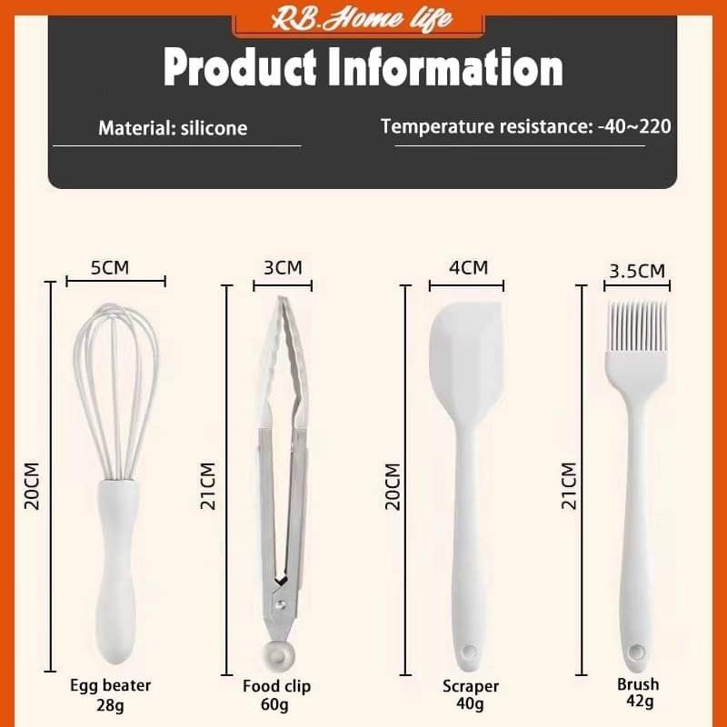 4 pcs silicon Baking tools (Category: Bakeware) located in Manila. Submitted by yzlshop (Listing ID 1280782915, Image 3). Description: Brand new We offer COD , same day delivery within metro manila via Lalamove/Grab pm for more info. thank you!.