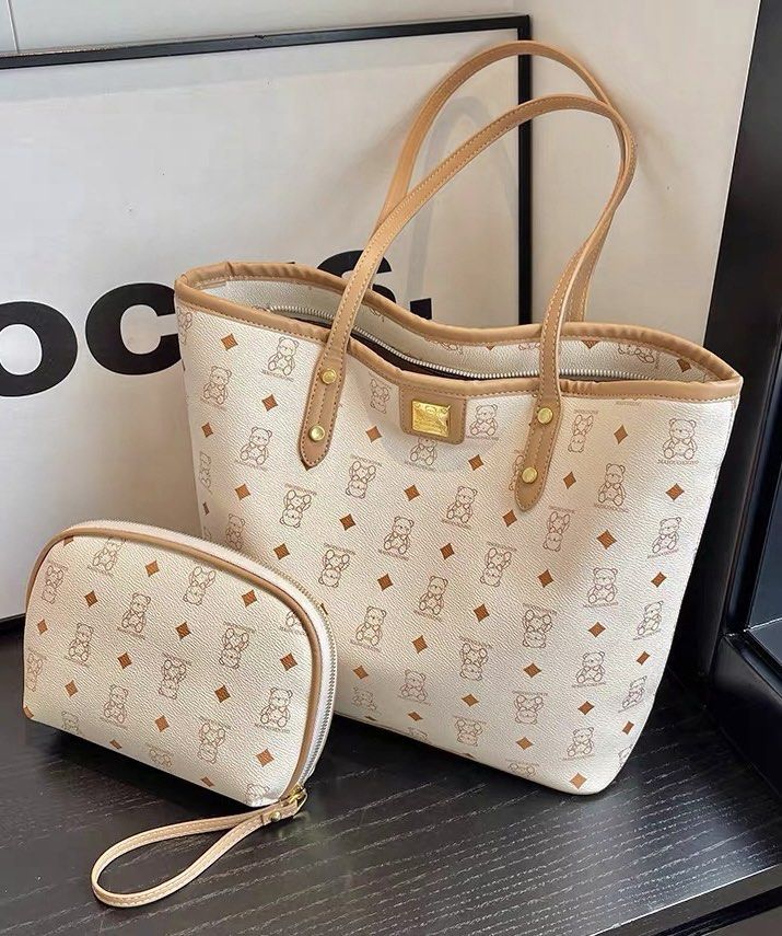 7 colours tote bags with pouch work bags handbags shoulder