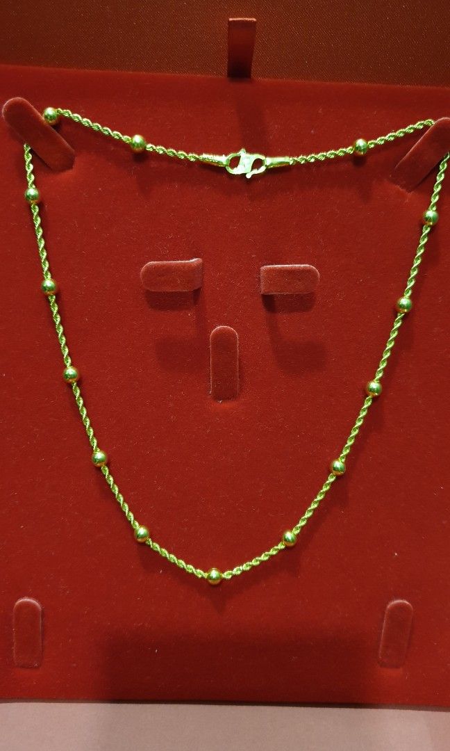 Gold rope chain 16 clearance inch