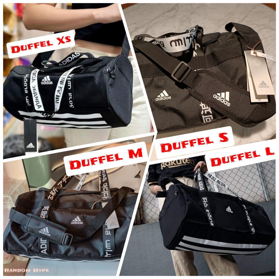 M size Adidas 💯%authentic adidas duffel bag size m medium duffle