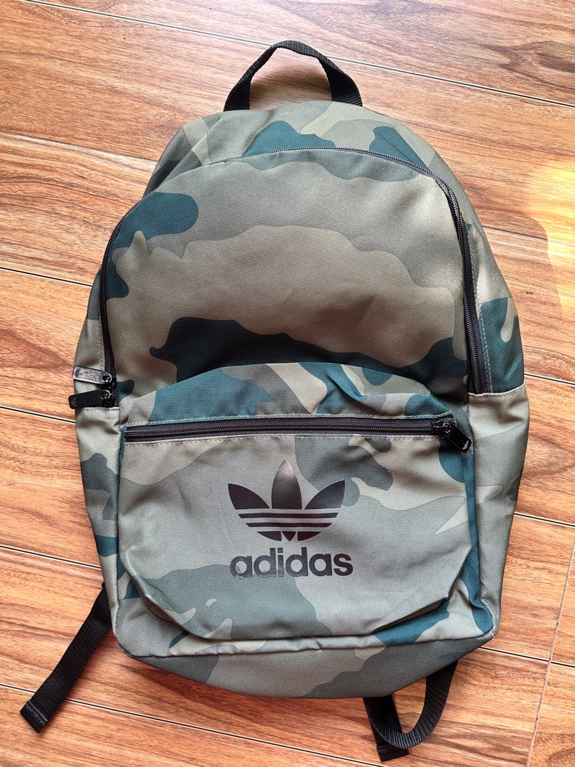 Adidas Camouflage Backpack, Men's Fashion, Bags, Backpacks on Carousell