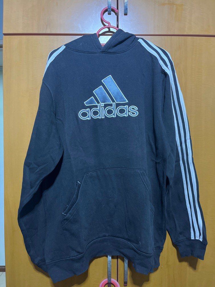 Adidas hoodie logo on sleeve store