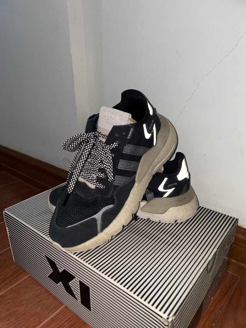 Adidas Nite Jogger (Category: Sneakers) located in Manila. Submitted by greyzielletabula (Listing ID 1280650621, Image 2). Description: Adidas Nite Jogger Core black US 6.5 | UK 5 | 23.5cm Lightly used (<5x) Loc: Manila.