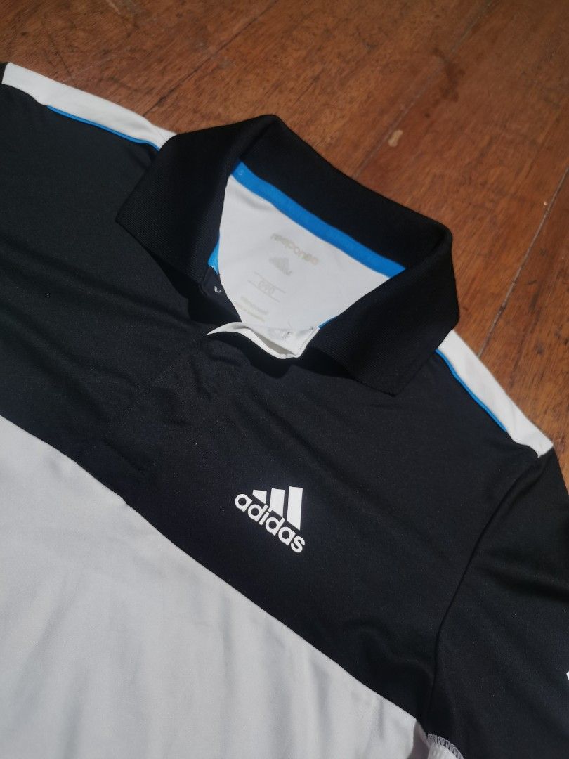Adidas two tone poloshirt, Men's Fashion, Tops & Sets, Tshirts & Polo ...