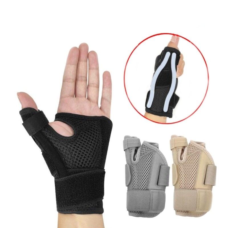Adjustable Wrist and Thumb Brace (Category: Other Assistive Aids) located in Manila. Submitted by sher09461 (Listing ID 1280772334, Image 1). Description: comfortable and breathable. fully adjustable. Fits left or right hand. Color: Grey location: tondo manila.