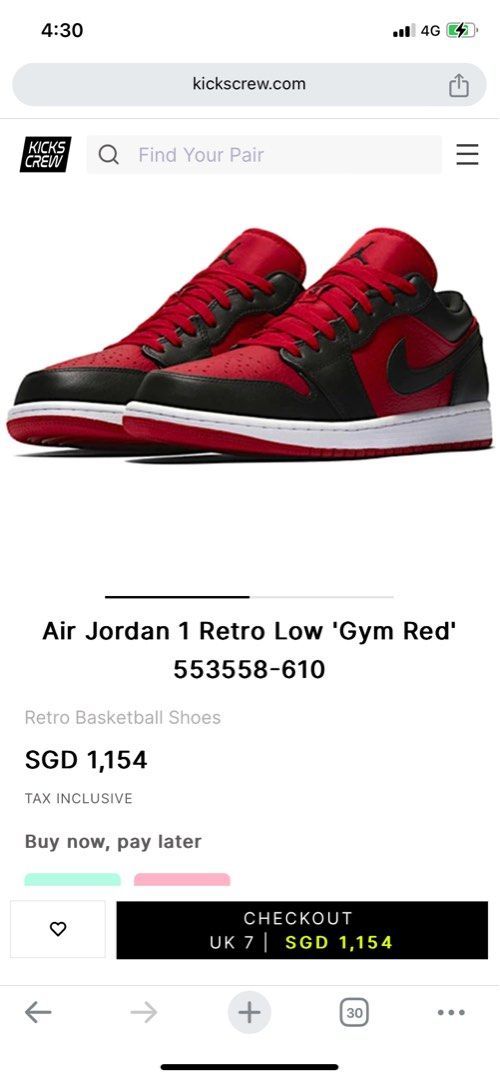 Buy now pay shop later jordan shoes