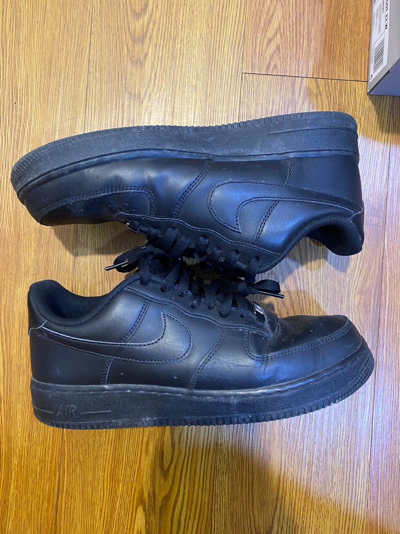 Airforce 1 Triple Black Men s Fashion Footwear Sneakers on