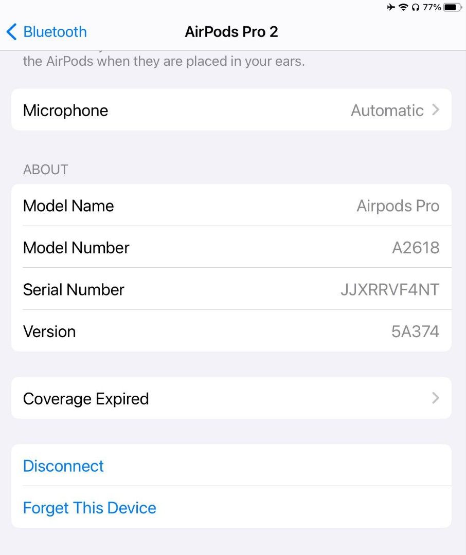 Airpods Pro 2 bought from Powermac Audio Earphones on Carousell