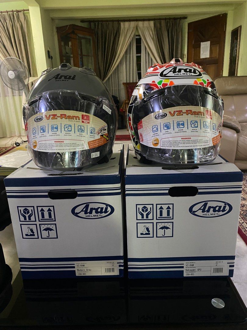Arai VZ Ram Nakagami Nardo Grey Auto Accessories on Carousell