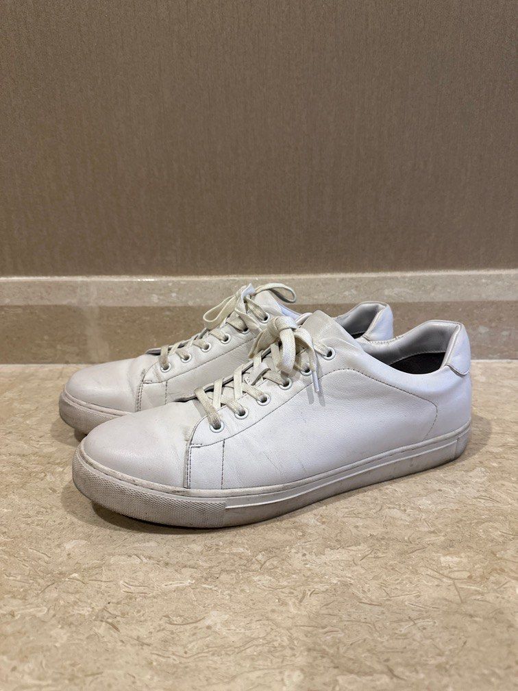 Arden Teal Loreto White Leather Sneakers Men s Fashion Footwear