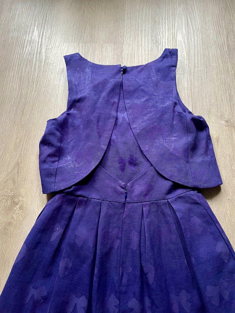 Purple petite dress best sale