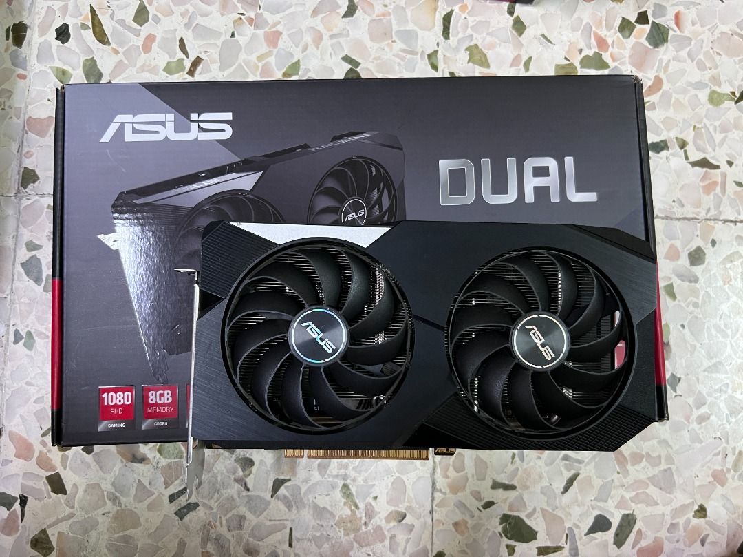  ASUS Dual Radeon RX 6600 8GB GDDR6 Graphics Card