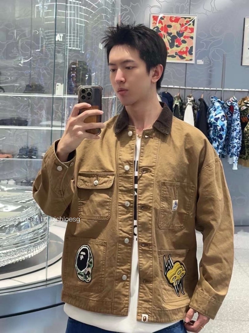Bape Duck BAPE WASHED DUCK COVERALL, Men's Fashion, Tops & Sets, Shirts on Carousell