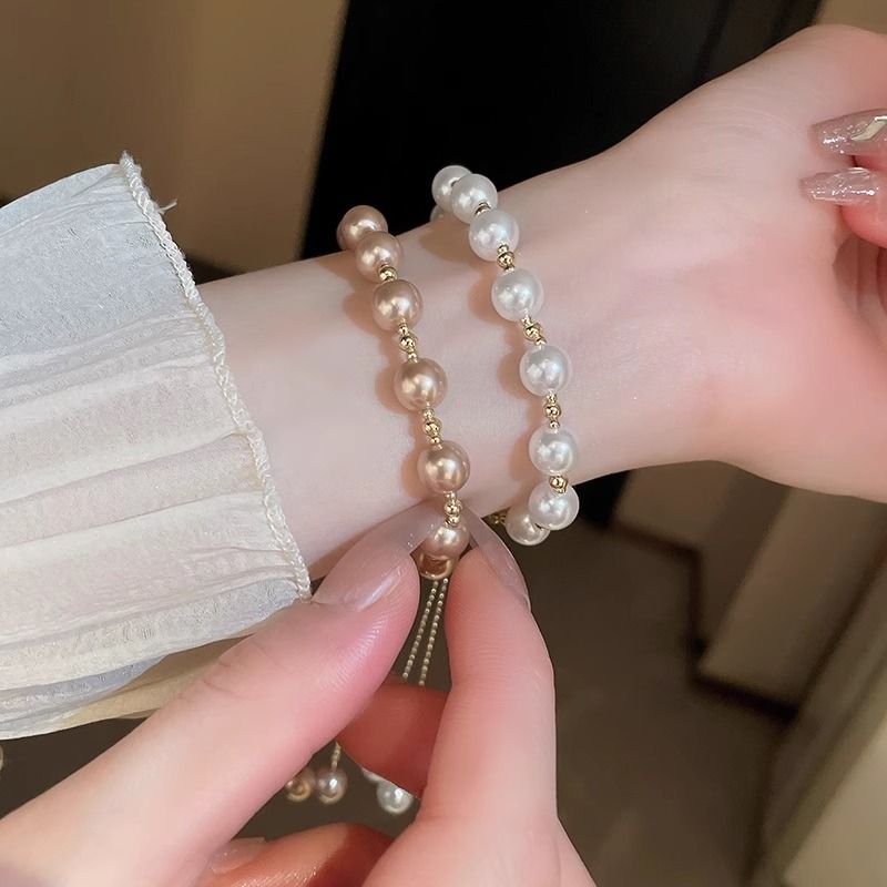 Champagne hotsell pearl bracelet