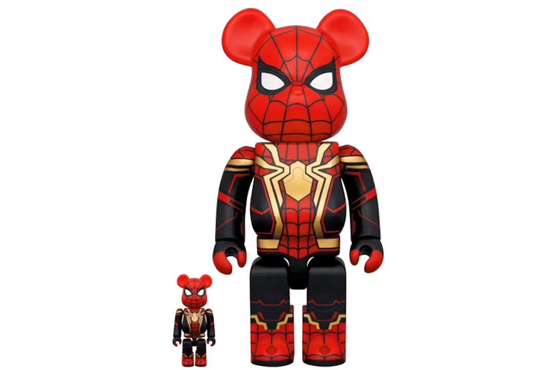 Bearbrick Medicom Spider Man Spiderman Integrated Suit 400 100
