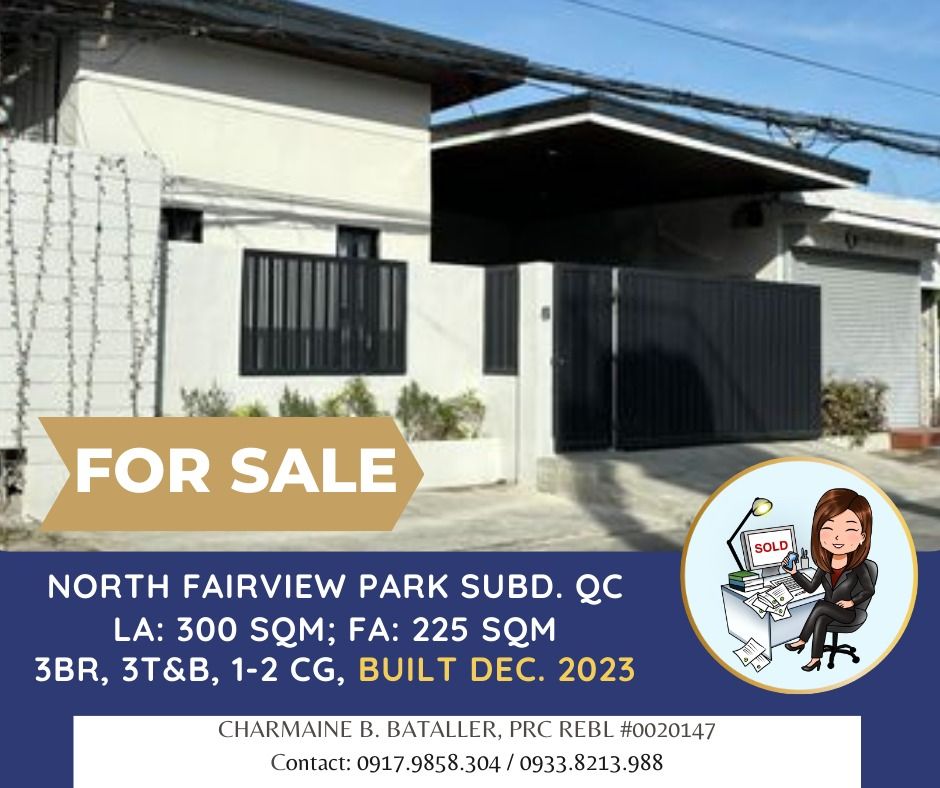 Brand New Modern Bungalow House and Lot in North Fairview Park