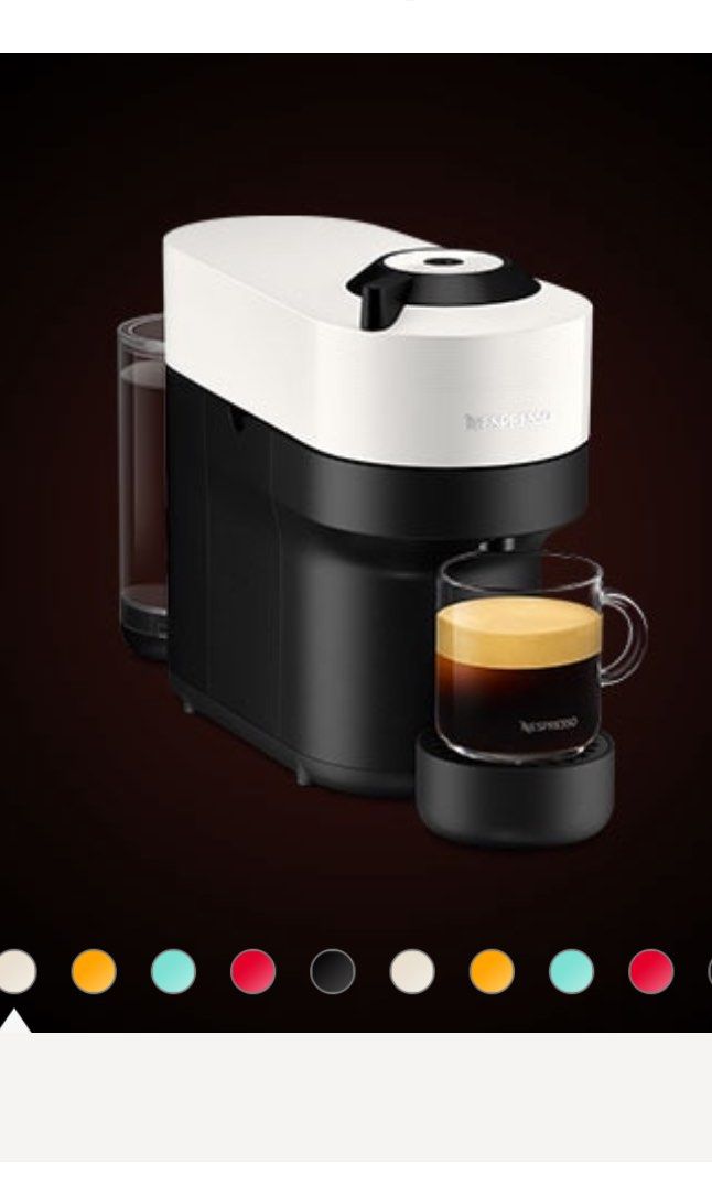 Brand New Nespresso Vertuo Pop machine with 3 sleeves of coffee, TV