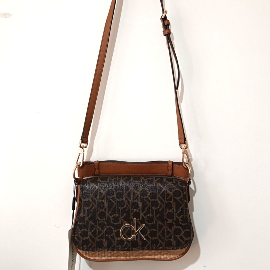 Calvin Klein Signature women's cross body bag, Women's Fashion, Bags
